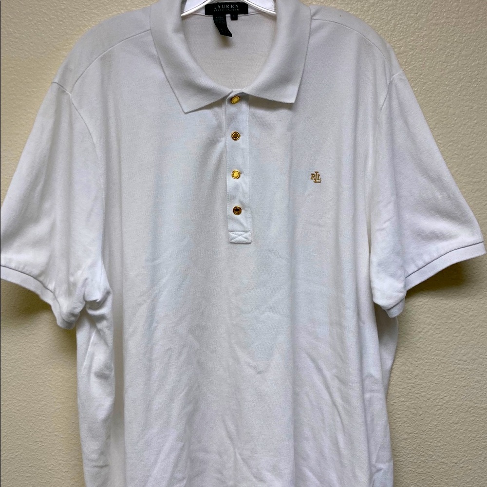 Polo White SS Shirt Lauren Ralph Lauren 3XL